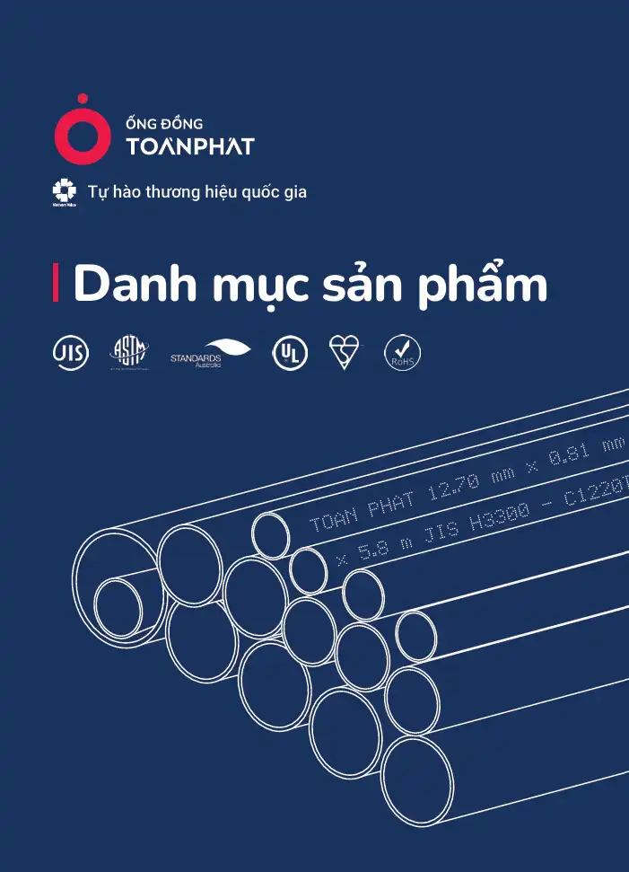 Catalogue ống đồng Toàn Phát bản mới nhất 2024