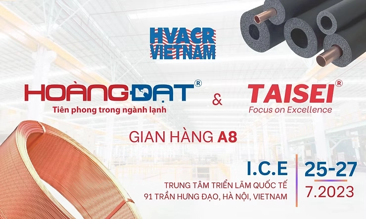 Hoàng Đạt tham dự Sự kiện triển lãm HVACR thứ 15