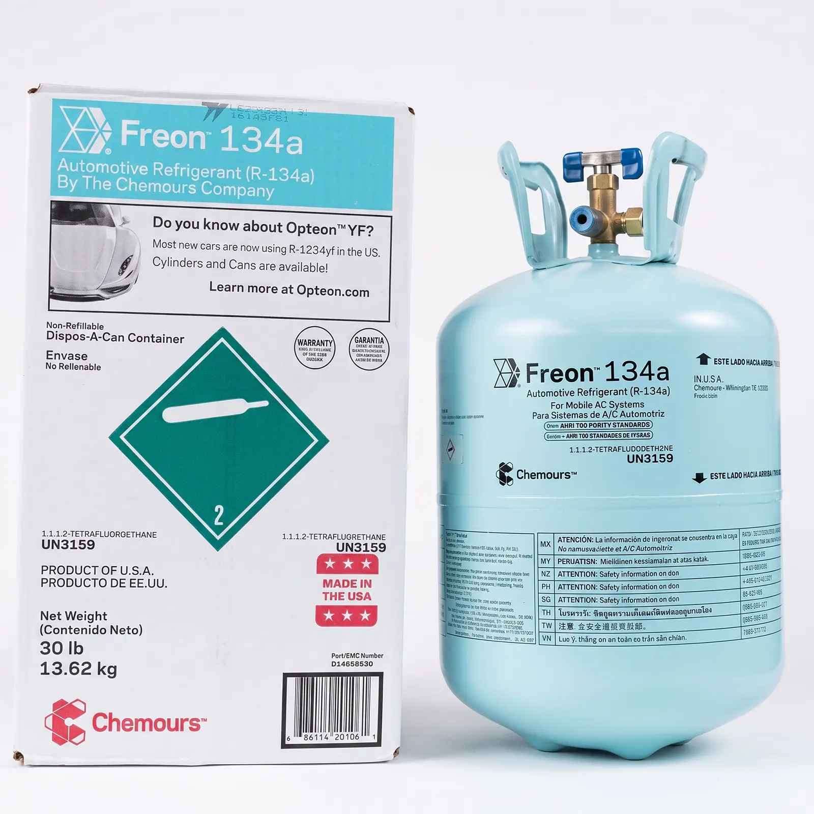Gas lạnh R134A Chemours Freon