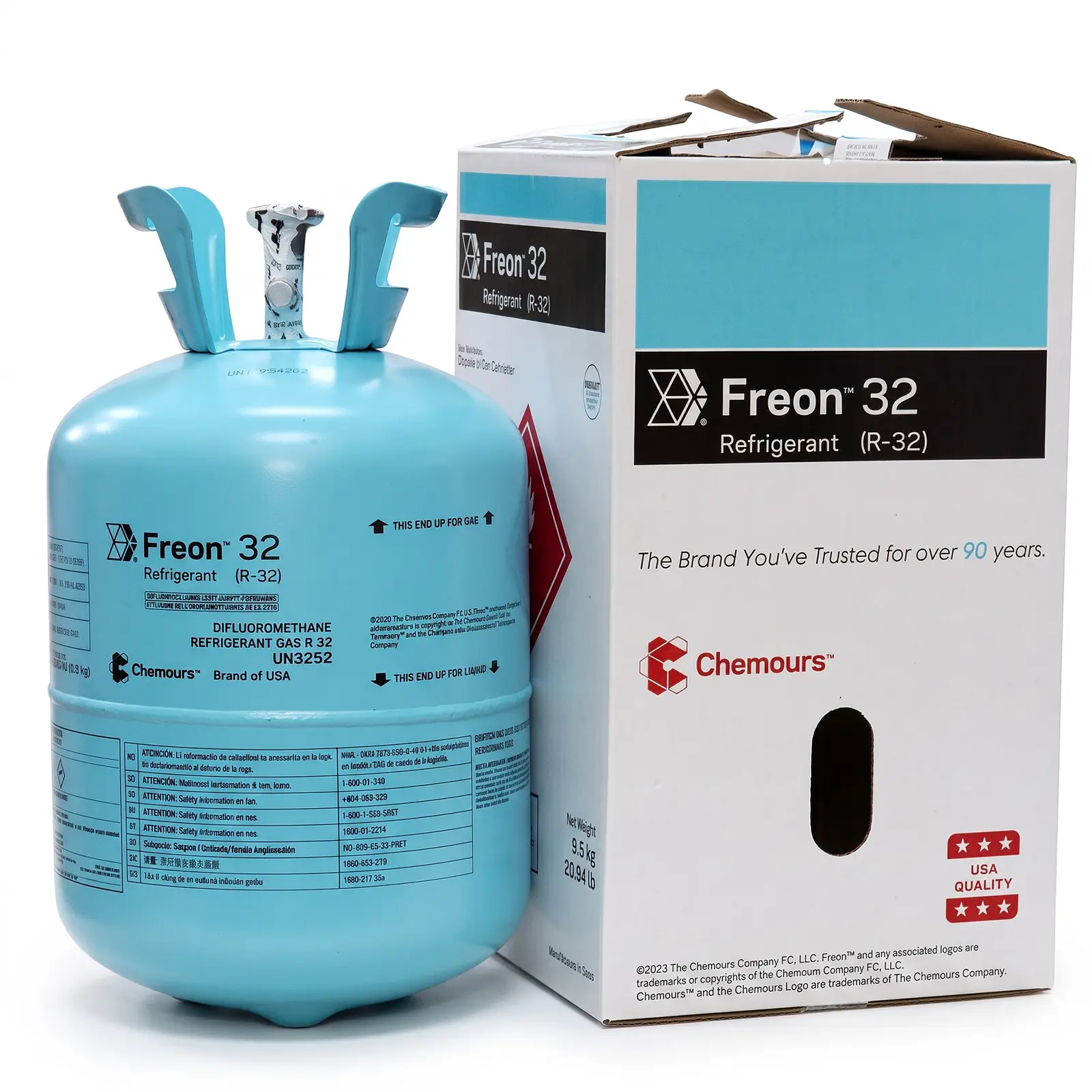 Gas lạnh R32 Chemours Freon