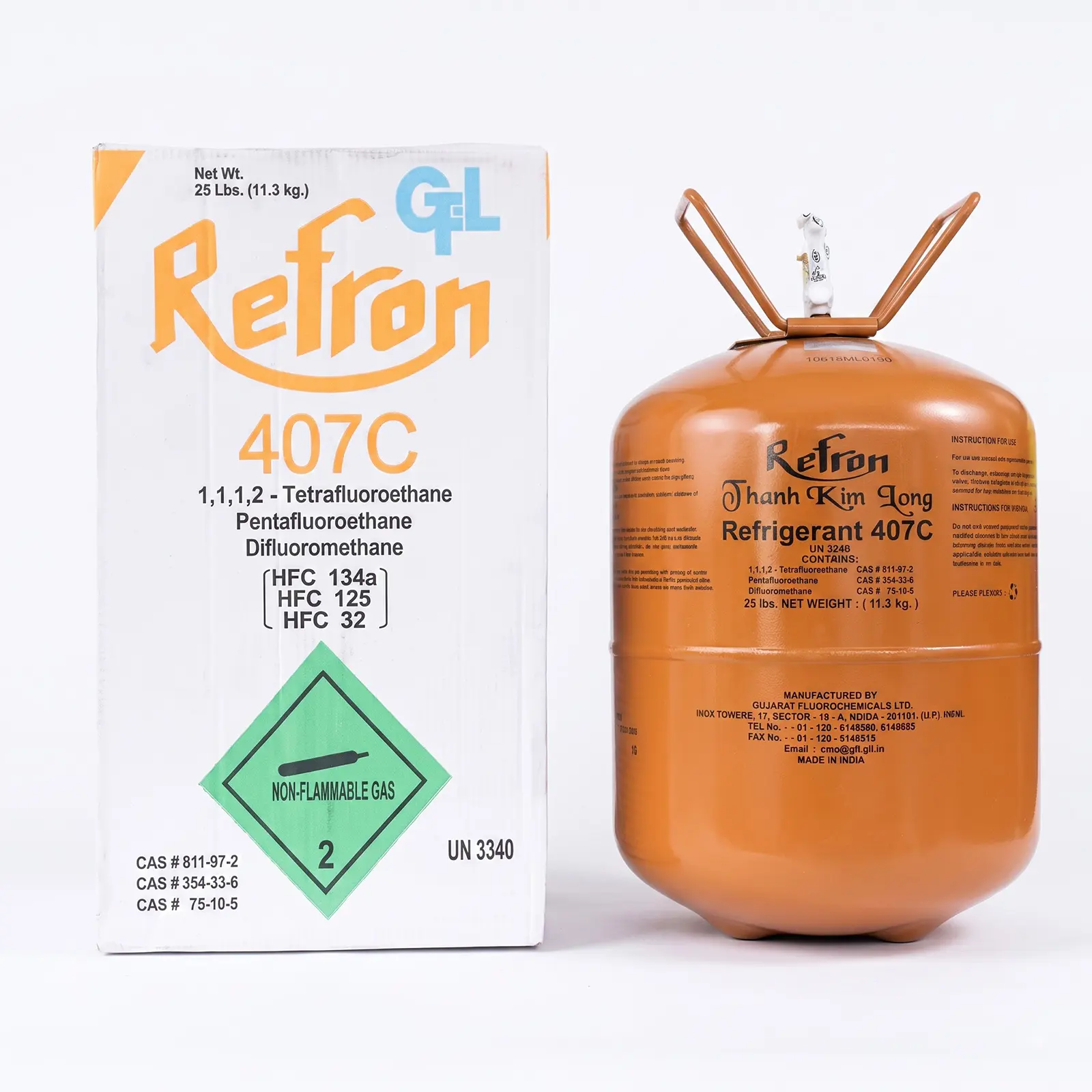 Gas lạnh R407C Refron
