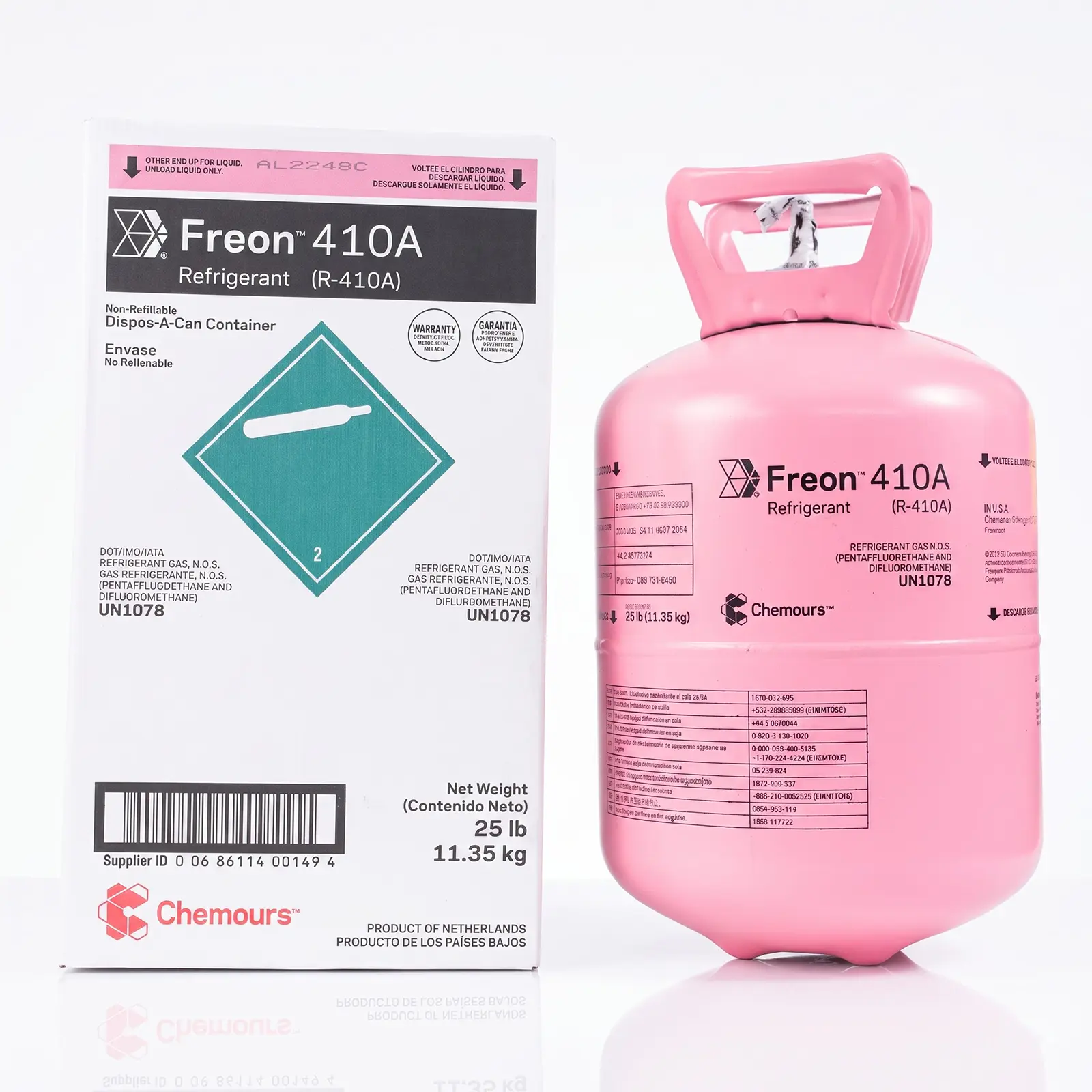 Gas lạnh R410A Chemours Freon
