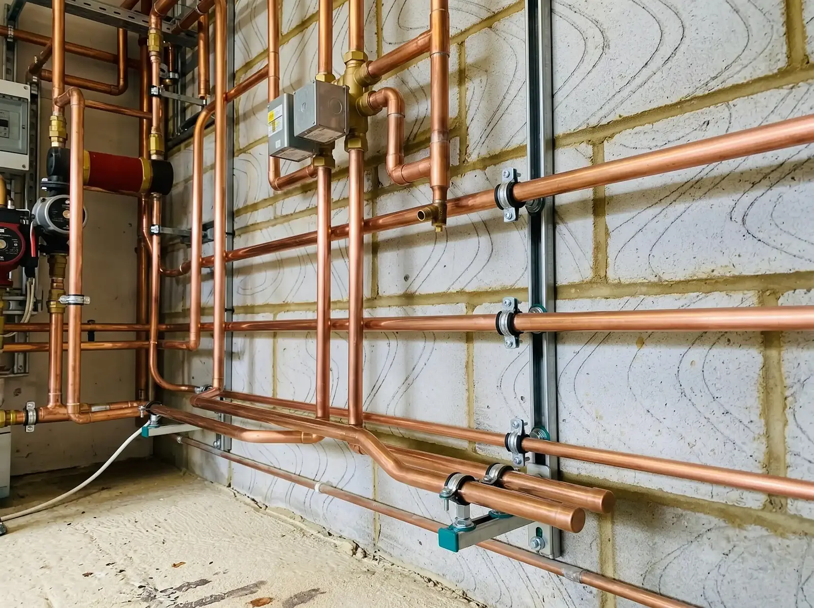 hệ thống điều hòa không khí ống đồng thẳng