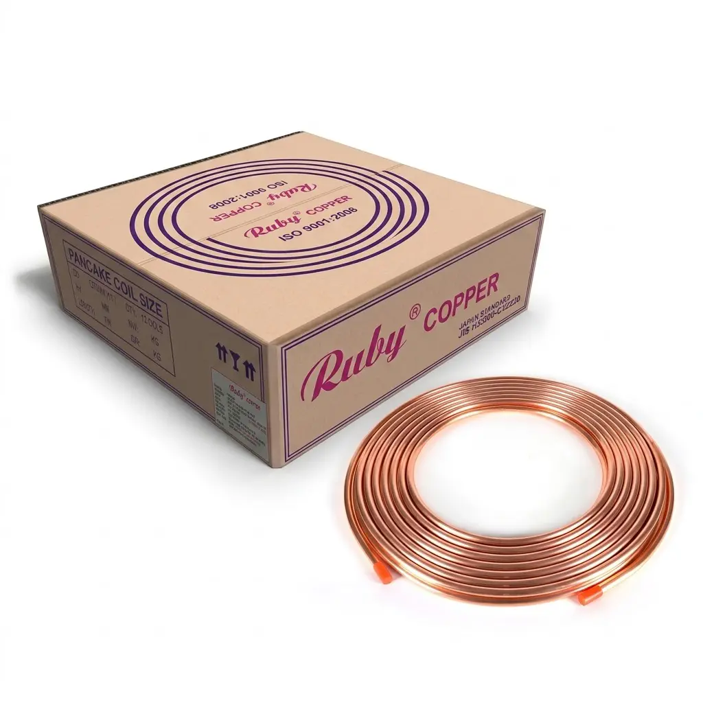 Ống đồng cuộn Ruby Copper
