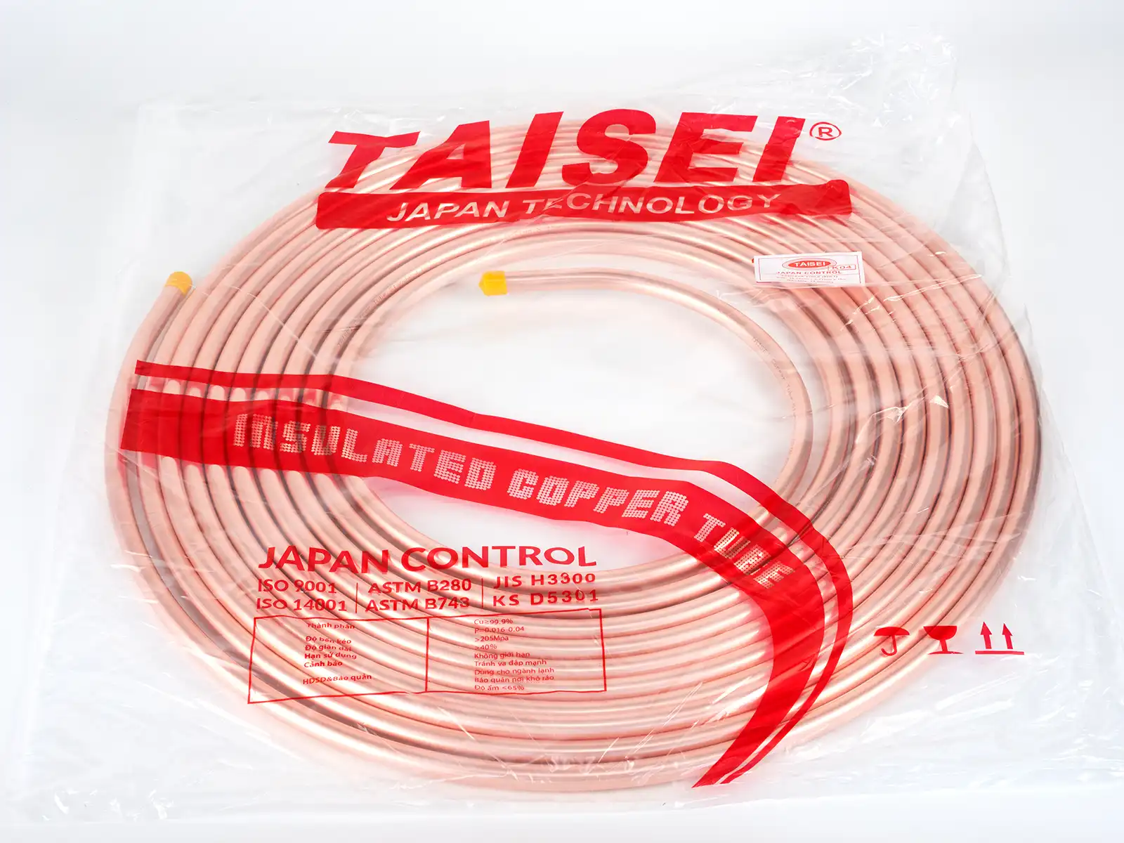 ống đồng cuộn taisei