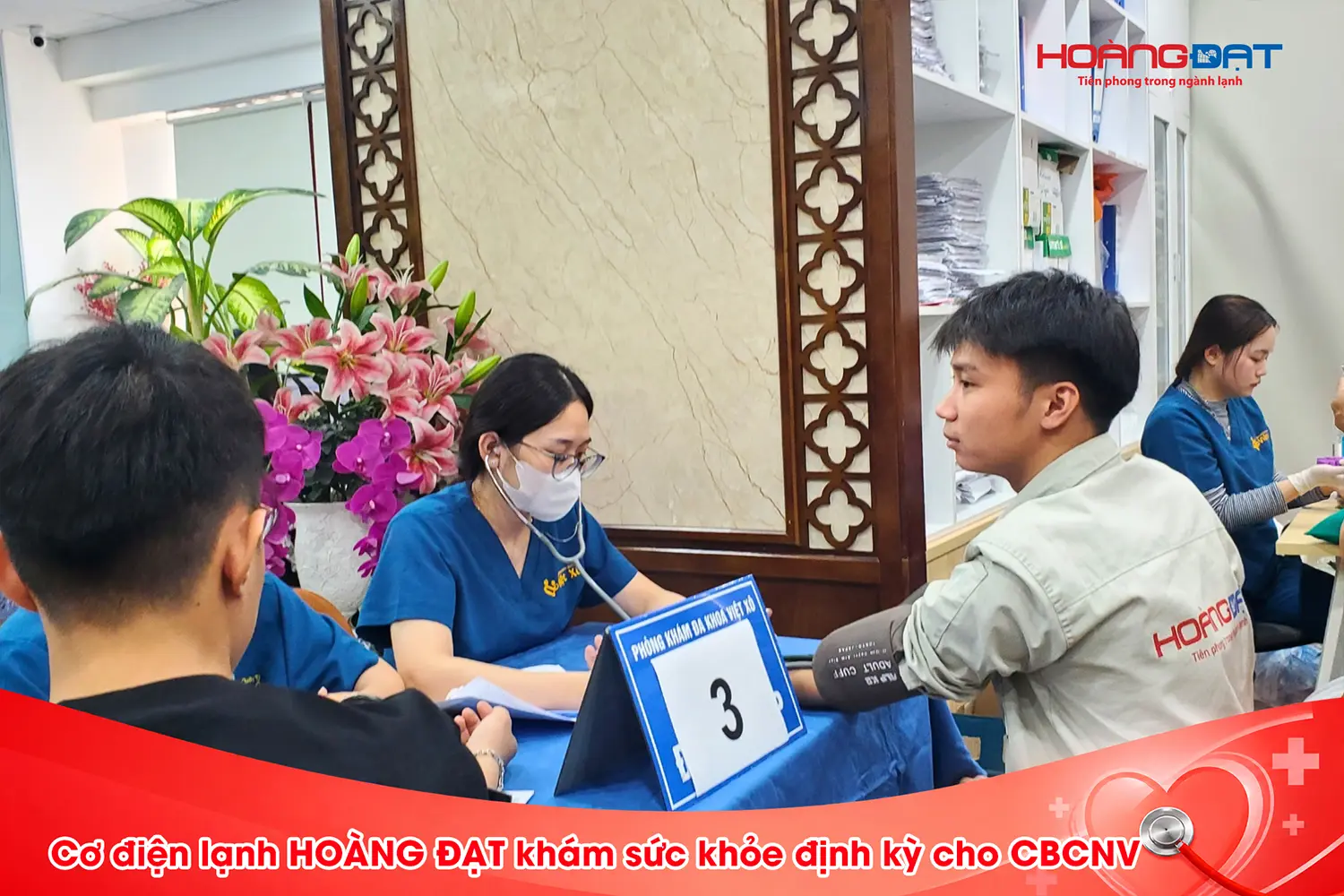 khám sức khỏe nhân viên hoàng đạt